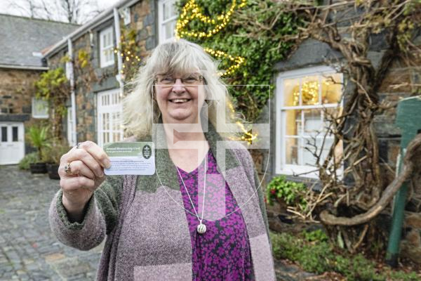 Picture by Sophie Rabey.  18-12-25.  Museum Coordinator Bridgette Pallot at the National Trust of Guernsey Folk & Costume Museum, Saumarez Park.
Story on membership card.