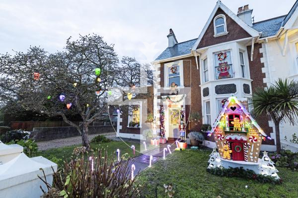 Picture by Sophie Rabey.  18-12-25.  Christmas Lights around Guernsey 2025.  
La Longue Rue.