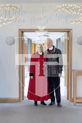 Picture by Peter Frankland. 22-12-25 Founders of Les Bourgs Hospice Lisa and Greville Mitchell for 35th Anniversary feature.