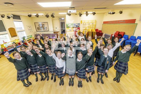 Picture by Sophie Rabey.  20-01-25.  A group of 36 Melrose students are taking part in the 30th anniversary of the Young Voices concert at the O2 Arena this Thursday.