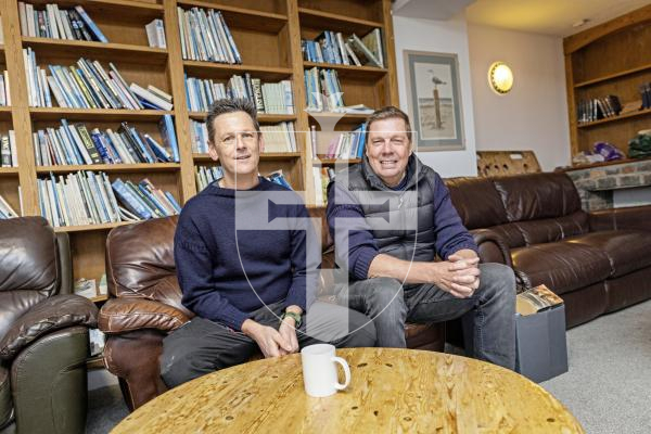 Picture by Sophie Rabey.  20-01-26.  Interview with current Lihou island Warden, Steve Sarre and former Lihou island Warden, Richard Curtis.