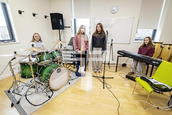 Picture by Sophie Rabey.  23-01-26.  Battle of the Bands 2026.  The Ladies College.
"Everlast" L-R Ella Sharp, Adele Hickling, Sienna Jehan and Holly Jones.  (all aged 13)