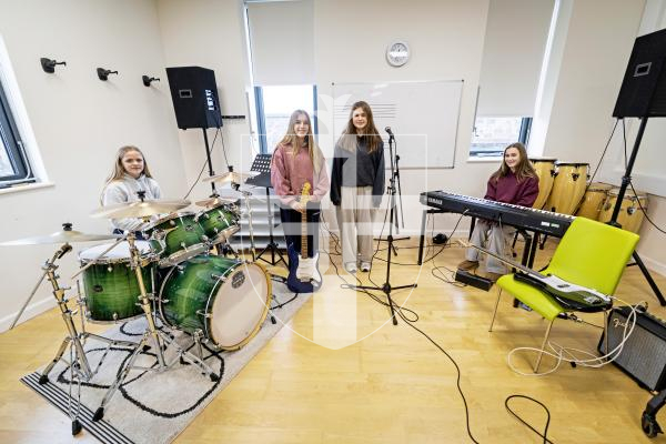 Picture by Sophie Rabey.  23-01-26.  Battle of the Bands 2026.  The Ladies College.
"Everlast" L-R Ella Sharp, Adele Hickling, Sienna Jehan and Holly Jones.  (all aged 13)