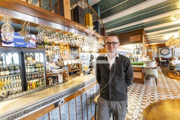 Picture by Sophie Rabey.  13-02-26.  Jake McCombe, Manager at JB Parkers Jacks Bar, for Valentines Day story.