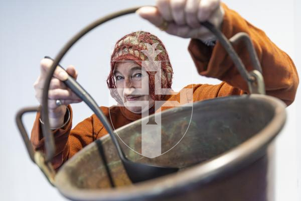 Picture by Peter Frankland. 13-02-26 Eisteddfod 2026 - Guernesiais at Beau Sejour. Joy Liggett is the section coordinator and was doing a scene from Macbeth.