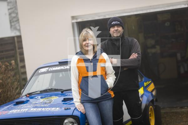Picture by Sophie Rabey.  15-02-26.  Interview with Kay Taylor and Kevin Rumens ahear of the Guernsey Rally next week.