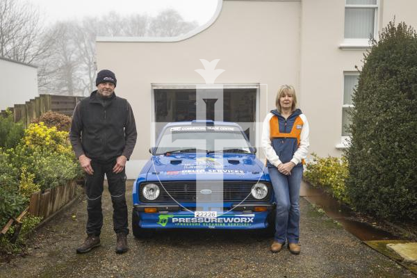Picture by Sophie Rabey.  15-02-26.  Interview with Kay Taylor and Kevin Rumens ahear of the Guernsey Rally next week.