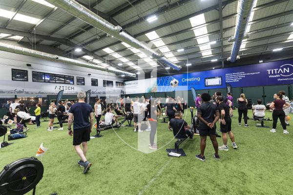 Picture by Sophie Rabey.  01-03-26.  2026 Rowathon at Aztech, raising funds for MS Society Guernsey.