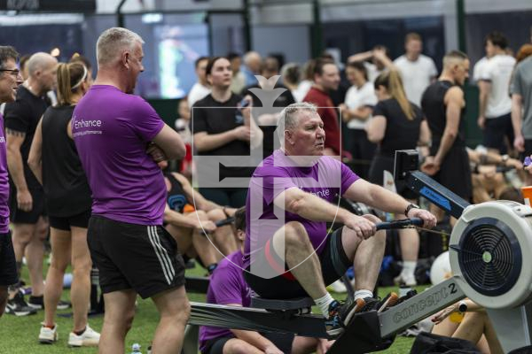 Picture by Sophie Rabey.  01-03-26.  2026 Rowathon at Aztech, raising funds for MS Society Guernsey.
Enhance team - Lt-Governor, Sir Richard Cripwell.