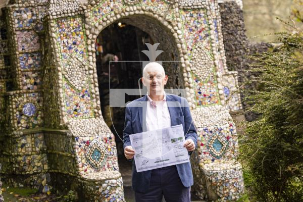 Picture by Sophie Rabey.  05-03-26.  Interview with Joe Mooney (Chairman of the Little Chapel Foundation) on plans for the area.