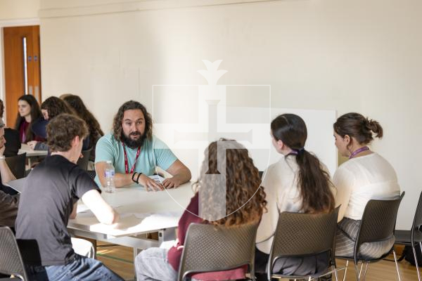 Picture by Sophie Rabey.  09-03-26.  The Sixth Form Centre hosted their Year 12 'Meet the Deputies' Forum.
Deputy Lee van Katwyk