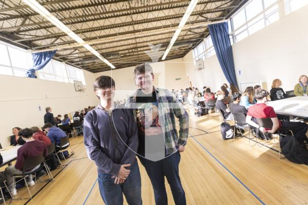Picture by Sophie Rabey.  09-03-26.  The Sixth Form Centre hosted their Year 12 'Meet the Deputies' Forum.
Students L-R Charlie Lowery (17) and Theo Pattimore (16)