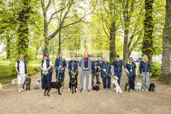 Picture by Sophie Rabey.  26-04-26.  Broadcaster, journalist and writer Rory Cellen Jones, who was over as part of the Guernsey Literary Festival, attended an organised dog walk with Wellbeing Animals Guernsey (WAG) in Cambridge Park.