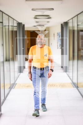 Picture by Sophie Rabey.  29-04-26.  Mark Prevel has set himself another big challenge of walking 1000 miles throughout June (28 Days) to raise money for Les Bourgs Hospice.