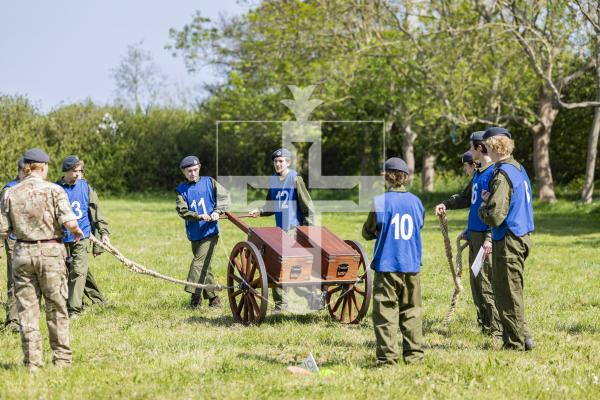 Picture by Sophie Rabey.  01-05-26.  The Combined Cadet Force (CCF) had their Annual Inspection Day.  In the afternoon they took part in a range of activities.
Section attack drill.