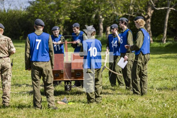 Picture by Sophie Rabey.  01-05-26.  The Combined Cadet Force (CCF) had their Annual Inspection Day.  In the afternoon they took part in a range of activities.
Section attack drill.