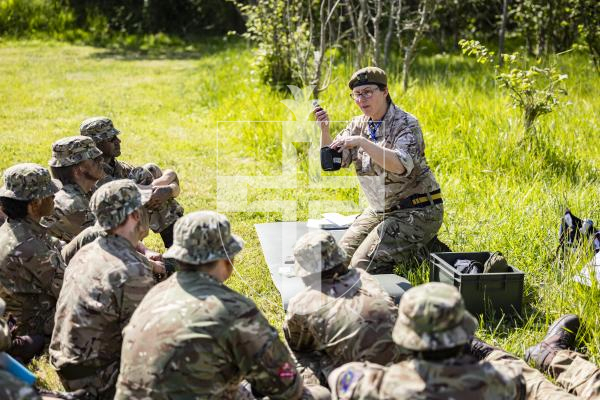 Picture by Sophie Rabey.  01-05-26.  The Combined Cadet Force (CCF) had their Annual Inspection Day.  In the afternoon they took part in a range of activities.
Hygene talk.