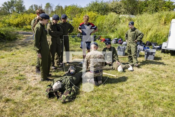 Picture by Sophie Rabey.  01-05-26.  The Combined Cadet Force (CCF) had their Annual Inspection Day.  In the afternoon they took part ina range of activities.
