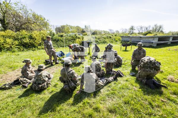 Picture by Sophie Rabey.  01-05-26.  The Combined Cadet Force (CCF) had their Annual Inspection Day.  In the afternoon they took part in a range of activities.
Field Craft.