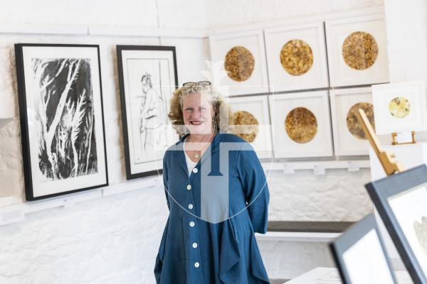 Picture by Sophie Rabey.  05-05-26.  Bridget Spinney art exhibition at Art At The Park called 'Earth Matters'.