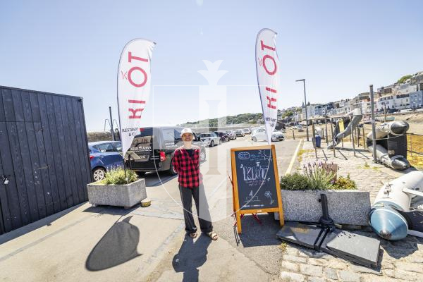 Picture by Sophie Rabey.  03-07-26.  Ki-Ot (Atan) will be hosting regular Asian & Farmer's Market's on Sundays throughout the summer on Crown Pier.  Owner, Tan Blondel.