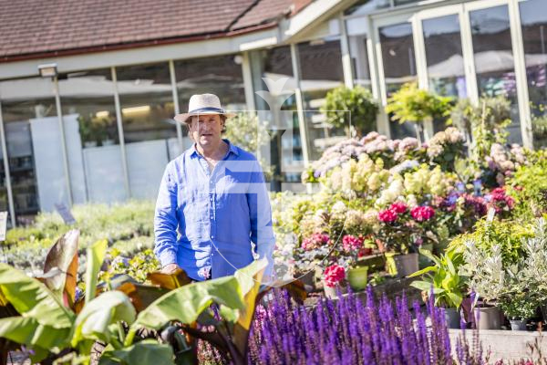 Picture by Sophie Rabey.  03-07-26.  Alan Roper, CEO of the Blue Diamond group,  on the company profits, new garden centres and a deal with Jeremy Clarkson's Diddly Squat farm.  Pictured at Le Friquet Garden Centre.