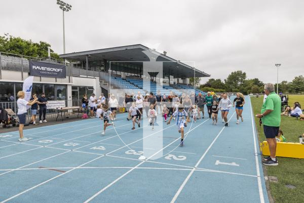 Picture by Sophie Rabey.  05-07-26.  As part of Headway Guernsey’s 20th anniversary celebrations they held a Mighty Mile at Footes Lane for people of all abilities to cover some distance around the track and raise money for the charity.  Supported by Ravenscroft Construction.