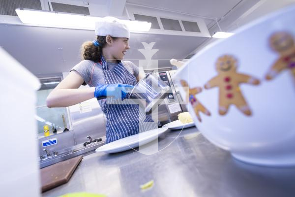 Picture by Peter Frankland. 29-01-26 Rotary Young Chef of the Year competition at The Guernsey Institute. Samantha Browning was the winner of the competition.