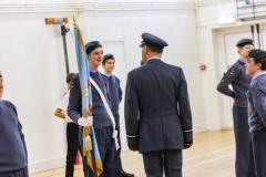 Picture by Sophie Rabey.  01-02-26.  201 Overseas (Guernsey) Squadron of the RAF Air Cadets ceremony at Styx Centre. 
Inspection and presentations were done by special guest, Air Commodore Nick Lowe.
Thomas Green (15)