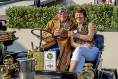 Veteran Car Company Limited, South West - Guernsey Rally 2025 pictured at Les Rocquettes Hotel. Michael and Hilary Rodgers with their 1904 Siddeley.