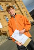 Pic supplied by Andrew Le Poidevin, 21-08-2025. The 2025 GCSE Results collection at Elizabeth College. Alex Pitfield.