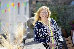 Picture by Peter Frankland. 03-09-25 Fiona Drane was the guest speaker at a Guernsey Hospitality Association event at Moores Hotel. She was talking about the possibility of introducing a visitor levy.