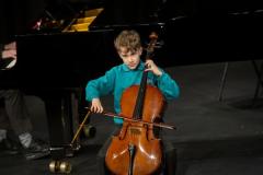 Picture by Luke Le Prevost. 08-03-23.
Guernsey Eisteddfod 2023. Wednesday 8 March - Morning session.
Class 1052 - Cello Under 11
Deutschmann Shield
Solomon Bearder - Concerto, by Antonio Vivaldi