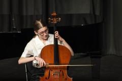 Picture by Sophie Rabey.  10-03-25.  Guernsey Eisteddfod 2025 at Beau Sejour. 
Monday 10th March - Afternoon Session.  
Class M054 - CELLO UNDER 14 (The Eileen Ferbrache Junior Cup)
Imala Bearder - Suite No.1 BWV 1007