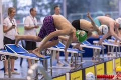Picture by Peter Frankland. 22-11-25 Swimming at Beau Sejour. Channel Islands Championships. Isaac Thomasson.