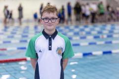 Picture by Peter Frankland. 22-11-25 Swimming at Beau Sejour. Channel Islands Championships. Isaac Thomasson