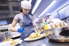 Picture by Peter Frankland. 29-01-26 Rotary Young Chef of the Year competition at The Guernsey Institute. Samantha Browning was the winner of the competition.