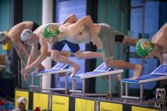 Picture by Peter Frankland. 27-09-24 Swimming at St Sampson's High School. The Wayfarers Travel Island Championships 2024. Luke Le Cras, 19.