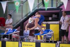 Picture by Peter Frankland. 27-09-24 Swimming at St Sampson's High School. The Wayfarers Travel Island Championships 2024. Orla Rabey, 22