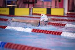Picture by Peter Frankland. 27-09-24 Swimming at St Sampson's High School. The Wayfarers Travel Island Championships 2024. Orla Rabey, 22.