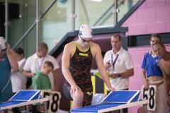 Picture by Peter Frankland. 27-09-24 Swimming at St Sampson's High School. The Wayfarers Travel Island Championships 2024. Elodie Riley, 16