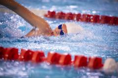 Picture by Peter Frankland. 27-09-24 Swimming at St Sampson's High School. The Wayfarers Travel Island Championships 2024. Eden Smith, 13