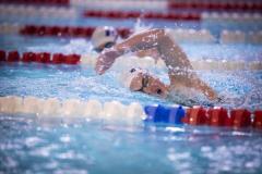 Picture by Peter Frankland. 27-09-24 Swimming at St Sampson's High School. The Wayfarers Travel Island Championships 2024. Elodie Riley, 16