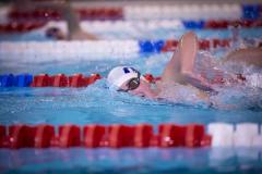 Picture by Peter Frankland. 27-09-24 Swimming at St Sampson's High School. The Wayfarers Travel Island Championships 2024. Delphine Riley, 18.