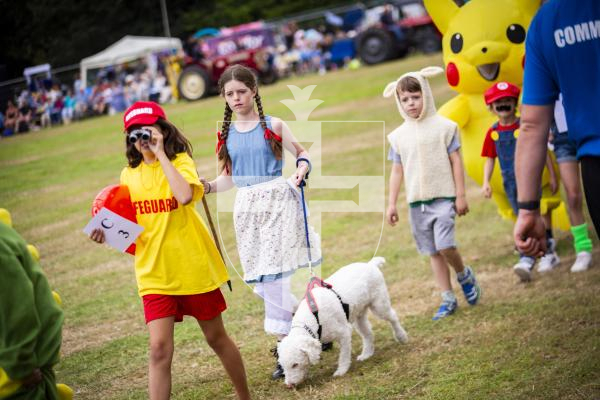 Picture by Sophie Rabey.  24-08-23.  North Show 2023, Battle of Flowers.
Class C - Children fancy dress from 10years to under 15years.
C3 Lifeguard - Zara Smart.