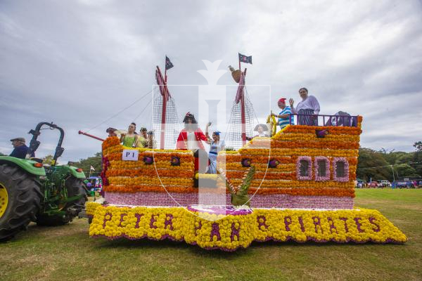 Picture By Peter Frankland. 24-08-23 North Show and Battle of Flowers 2023. Peter Pan and The Pirates - Class P