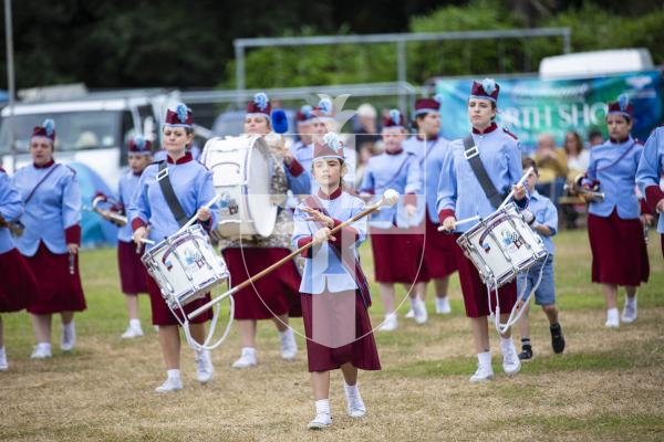 Picture By Peter Frankland. 24-08-23 North Show and Battle of Flowers 2023. The Chesham All Girls Band.