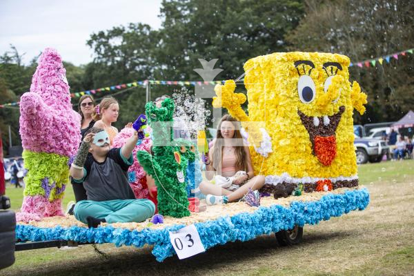 Picture By Peter Frankland. 24-08-23 North Show and Battle of Flowers 2023. Class O - Sponge Bob