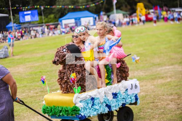 Picture by Sophie Rabey.  24-08-23.  North Show 2023, Battle of Flowers.
Class J - Paper flowers, wheeled, drawn or carried.  Occupied by children only under 10years.  Max floor area 25 soft with 2 adults to assist.
(no entry name listed on programme)