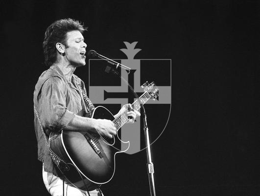 Picture by Guernsey Press. 1985 concert at Beau Sejour with Cliff Richard.